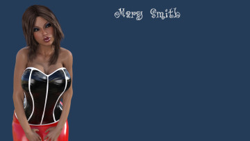 обоя 3д графика, люди , people, фон, взгляд, девушка