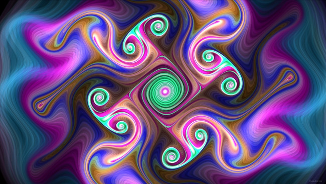 Обои картинки фото 3д графика, фракталы , fractal, фон, узор, цвета