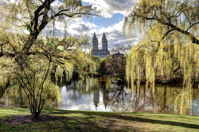 Обои картинки фото san remo, города, - пейзажи, парк, пруд
