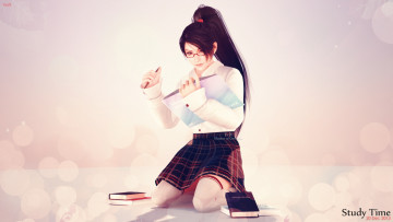 Картинка 3д+графика фантазия+ fantasy фон девушка взгляд