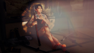 Картинка 3д+графика люди+ people девушка взгляд фон