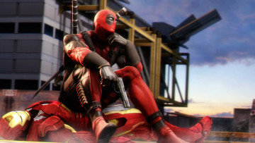 Картинка рисованное комиксы wade wilson deadpool marvel comics