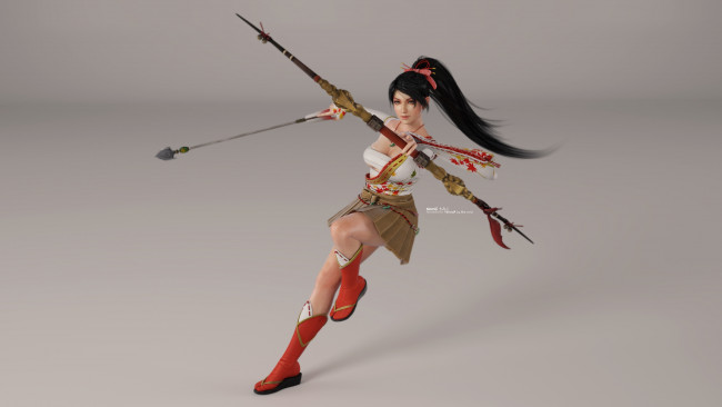 Обои картинки фото 3д графика, фантазия , fantasy, фон, взгляд, девушка