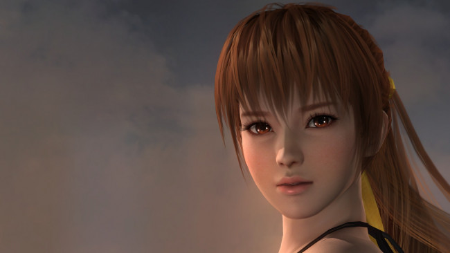 Обои картинки фото 3д графика, портрет , portraits, девушка, взгляд, фон