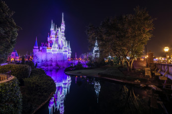 Картинка magic+kingdom города диснейленд королевство магия волшебство