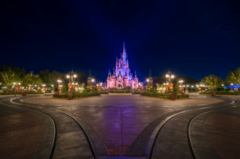 Картинка magic+kingdom города диснейленд волшебство магия королевство