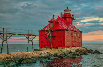 Картинка природа маяки простор