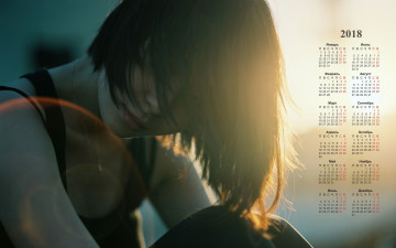 Картинка календари девушки блики