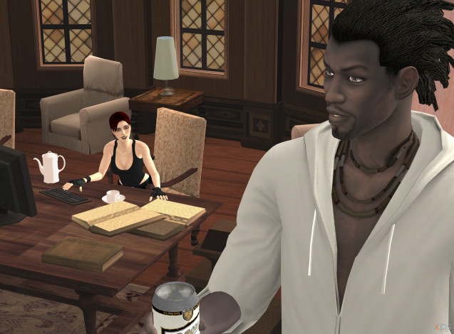 Обои картинки фото 3д графика, люди , people, парень, фон, взгляд, девушка