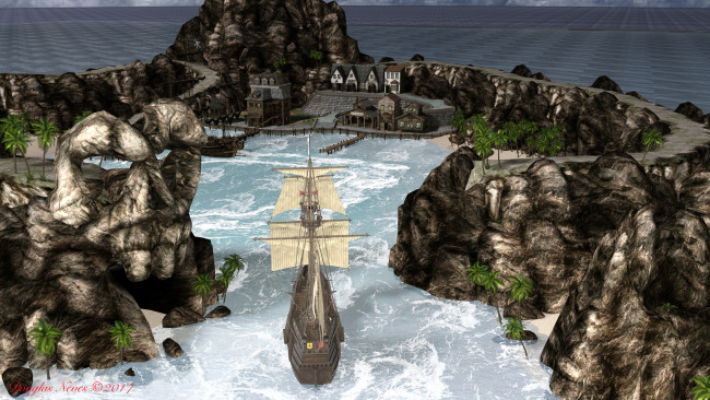 Обои картинки фото 3д графика, фантазия , fantasy, isabis, elf, pirate