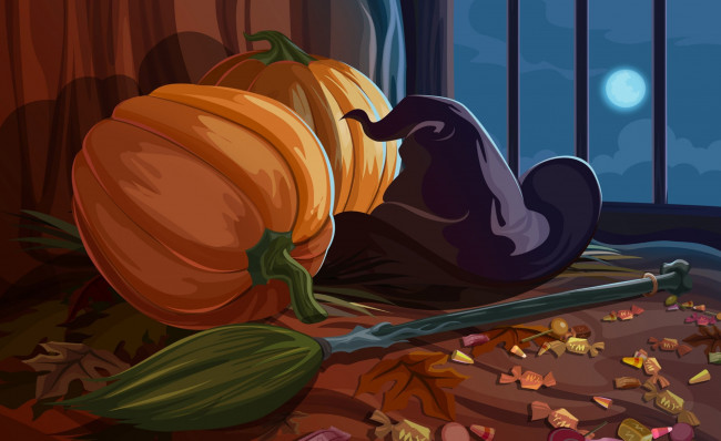 Обои картинки фото праздничные, хэллоуин, halloween, тыква