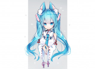 Картинка аниме vocaloid девушка