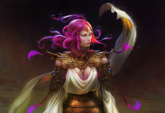 Картинка фэнтези девушки взгляд девушка украшения фон арт профиль