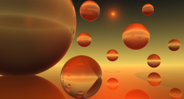 Картинка 3д+графика шары+ balls фон шары