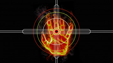 Картинка 3д+графика другое+ other огонь ладонь