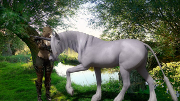 Картинка 3д+графика фантазия+ fantasy взгляд девушка фон