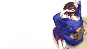 Картинка аниме kantai+collection взгляд девушка фон