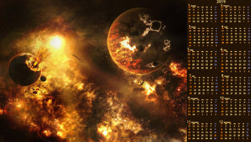 Картинка календари компьютерный+дизайн планета