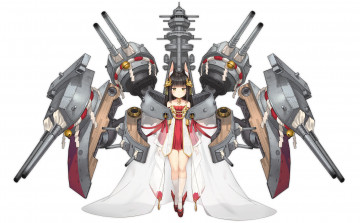 Картинка аниме azur+lane оружие девушка