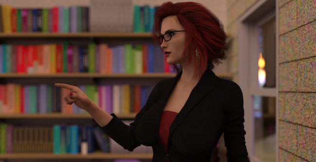 Обои картинки фото 3д графика, люди , people, фон, взгляд, девушка