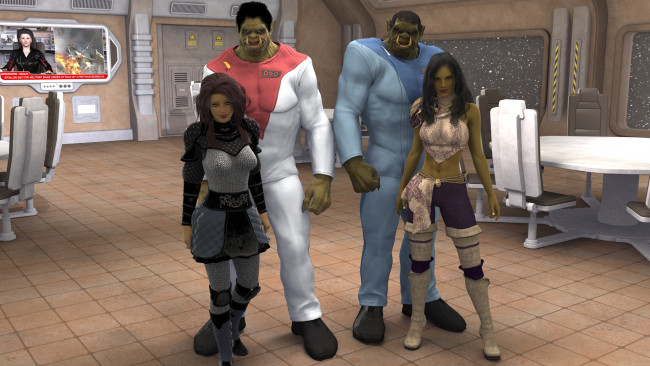 Обои картинки фото 3д графика, фантазия , fantasy, фон, взгляд, девушки