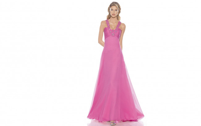 Обои картинки фото девушки, -unsort , блондинки,  светловолосые, платье, блондинка