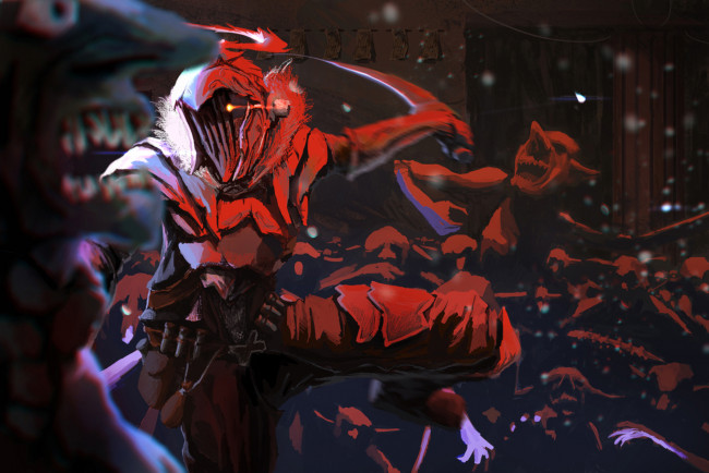 Обои картинки фото аниме, goblin slayer, рыцарь