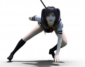 Картинка 3д+графика люди+ people фон взгляд девушка