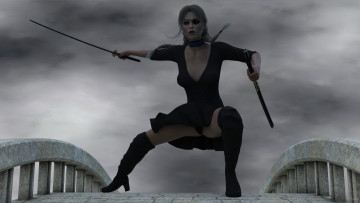 Картинка 3д+графика фантазия+ fantasy фон взгляд девушка