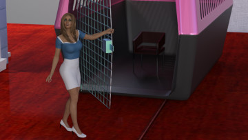 Картинка 3д+графика люди+ people фон взгляд девушка