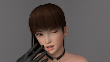 Картинка 3д+графика портрет+ portraits фон девушка взгляд