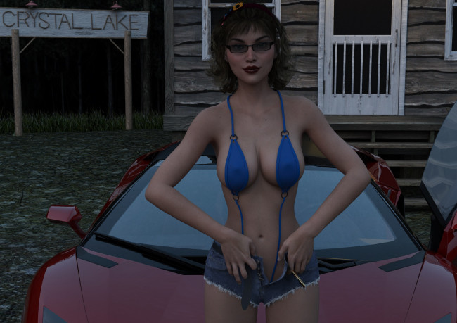 Обои картинки фото 3д графика, люди-авто, мото , people- car ,  moto, фон, взгляд, девушка