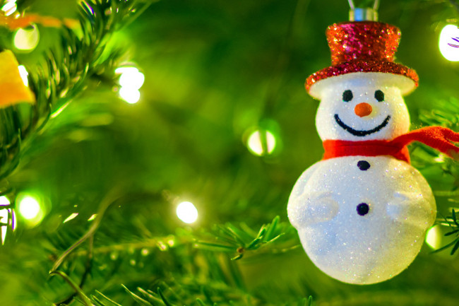 Обои картинки фото праздничные, снеговики, снеговик