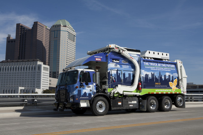 Обои картинки фото автомобили, мусоровозы, autocar