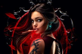 Картинка фэнтези девушки девушка красивая супер секси няша нежная классная модница лапочка мадам