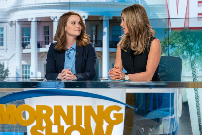 Обои картинки фото кино фильмы, the morning show , сериал, ведущие, шоу, студия