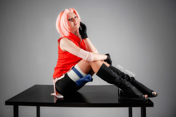 Картинка девушки -+креатив +косплей костюм образ стол