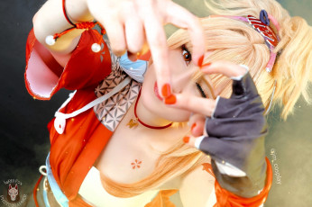 Картинка девушки -+креатив +косплей костюм образ жест