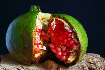 обоя еда, гранат, зерна, макро