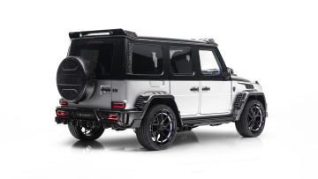 Картинка auto+-+car автомобили mercedes-benz amg mansory g63 limited edition tuning car 4x4 germany black and silver grand entree