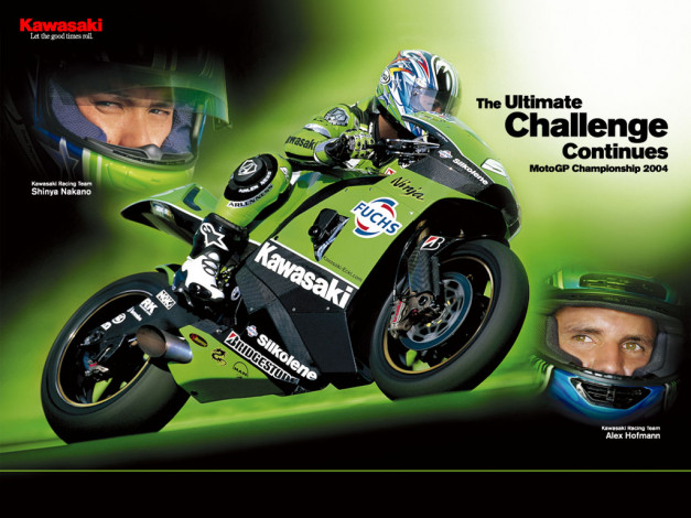 Обои картинки фото мотоциклы, kawasaki