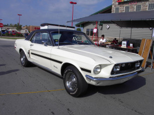 Картинка 1968 ford mustang classic автомобили