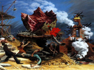 Картинка the rock рисованные peter blume