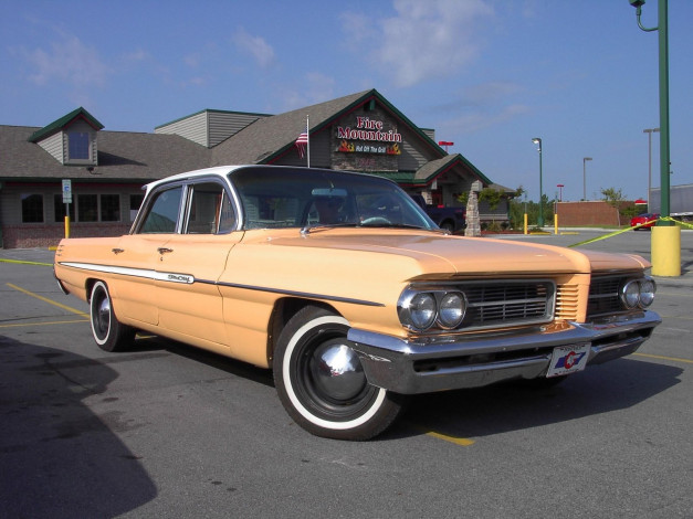Обои картинки фото 1962, pontiac, catalina, classic, автомобили