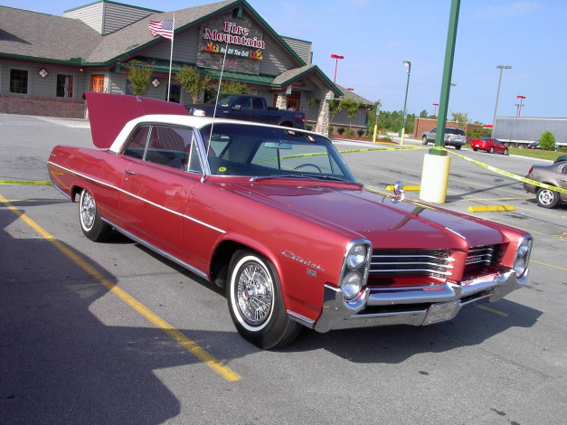 Обои картинки фото 1964, pontiac, catalina, 2 2, classic, 02, автомобили