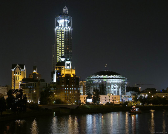 Обои картинки фото города, огни, ночного