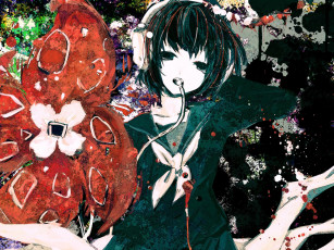 Картинка аниме headphones instrumental