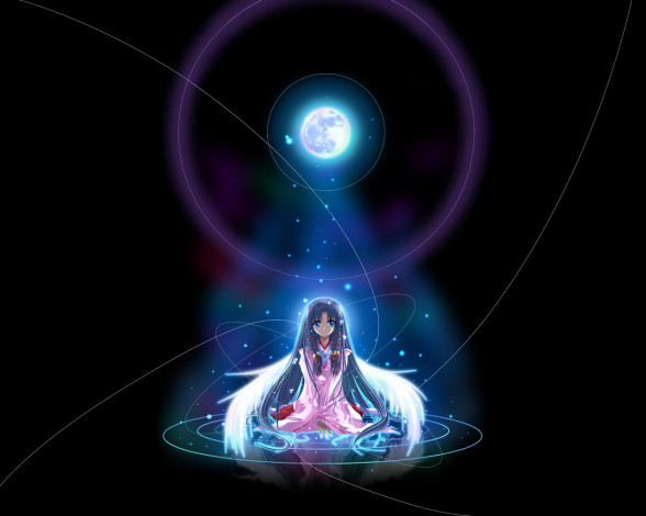 Обои картинки фото аниме, air