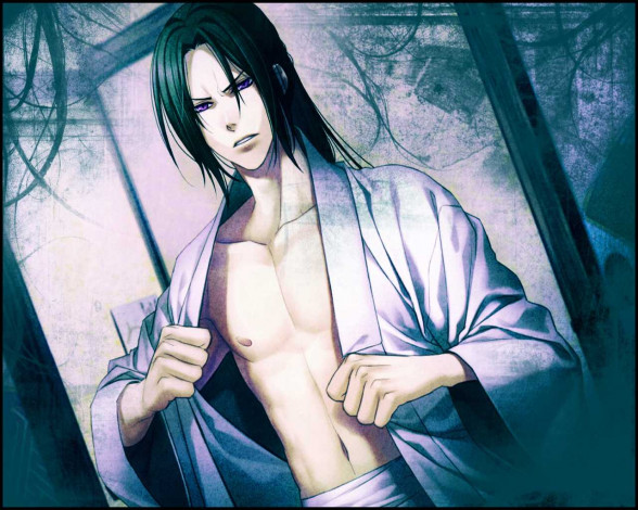 Обои картинки фото hakuouki, shinsengumi, kitan, аниме, hakuoki