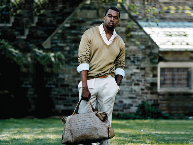 Обои картинки фото музыка, kanye, west